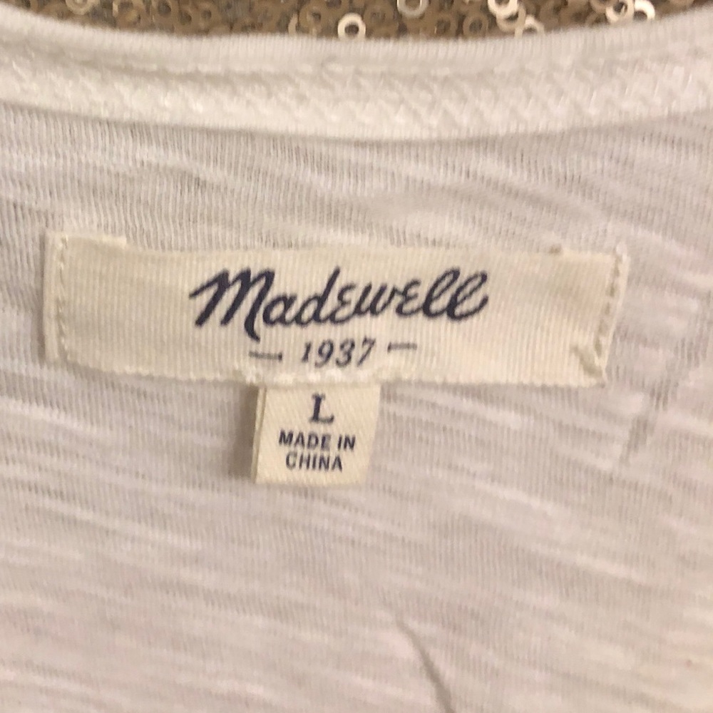 Madewell Sz L Embroidered Paisley Tank EUC - Picture 4 of 4